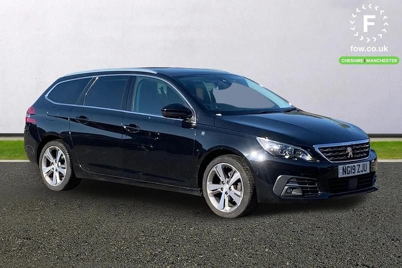 Used Peugeot 308 SW S 131 HP (96 kW) 2019 Black Estate