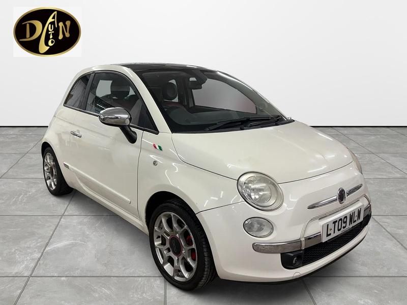 Used Fiat 500 Sport 100 HP (73 kW) 2009 White Cabriolet