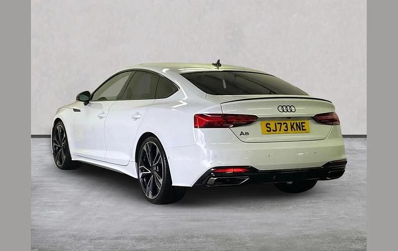 Used Audi A5 Sportback Black Edition 245 HP (180 kW) 2023 White Hatchback