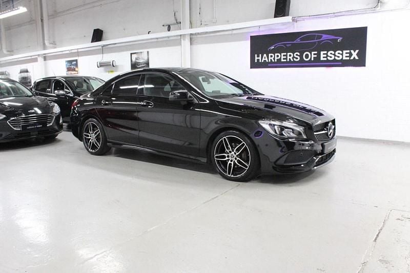 Black Used 2017 Mercedes CLA180 AMG line Sedan | £9,595 (Fair price) - Image 1/4