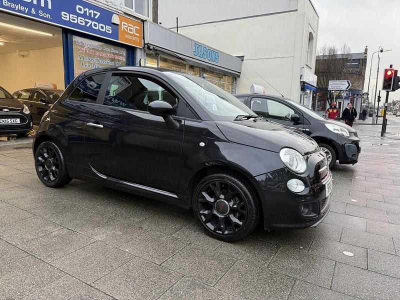 Black Used 2015 Fiat 500C S Cabriolet | £5,985 (Fair price) - Image 1/4