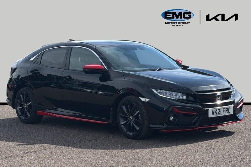 Black Used 2021 Honda Civic SR Hatchback | £13,695 (Good price) - Image 1/1