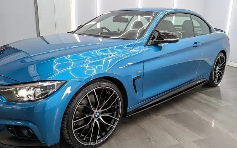 Used BMW 430 Cabriolet M Sport 252 HP (185 kW) 2019 Blue Cabriolet