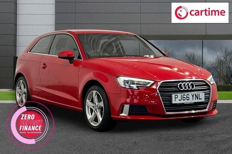 Used Audi A3 Sport 150 HP (110 kW) 2016 Red Hatchback