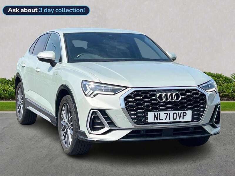 Silver Used 2021 Audi Q3 S-Line SUV | £29,783 (Fair price) - Image 1/4