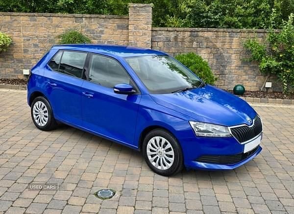 Used Skoda Fabia 75 HP (55 kW) 2020 Blue Hatchback