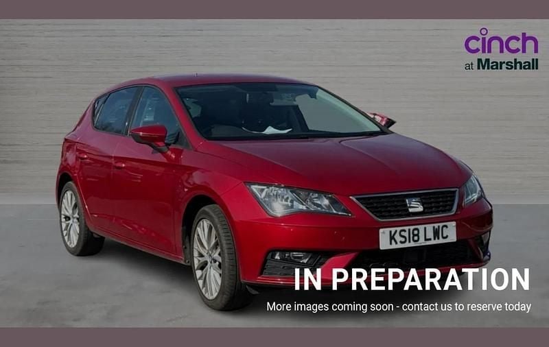 Used Seat Leon SE Dynamic 108 HP (79 kW) 2018 Red Hatchback