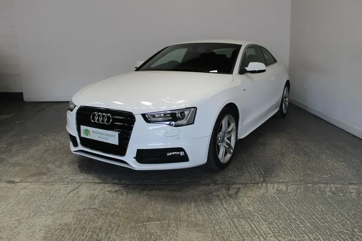 Used Audi A5 S-Line 190 HP (139 kW) 2016 White Coupe