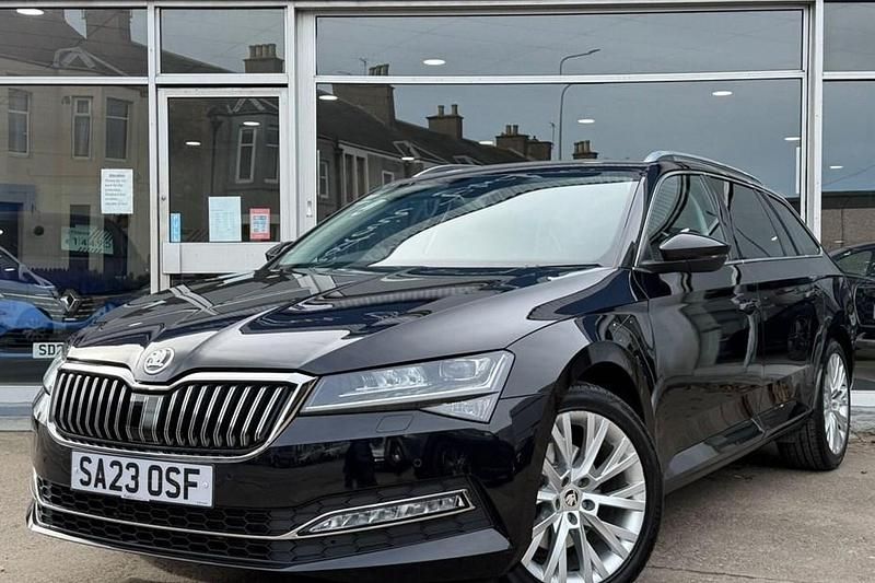 Used Skoda Superb SE L 150 HP (110 kW) 2023 Black Estate