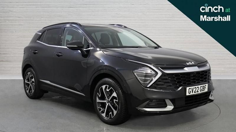 Black Used 2022 Kia Sportage 4 SUV | £20,144 (Fair price) - Image 1/4