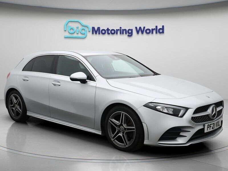 Silver Used 2021 Mercedes A200 AMG line Hatchback | £19,200 (Fair price) - Image 1/4