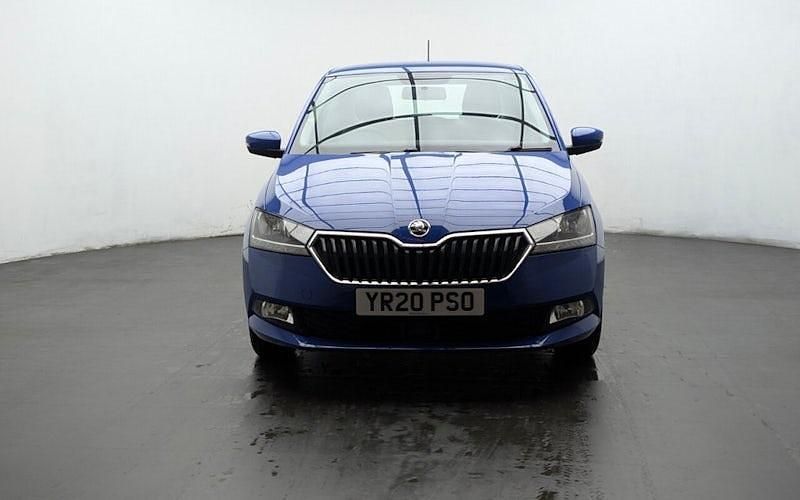 Used Skoda Fabia SE 60 HP (44 kW) 2020 Blue Hatchback