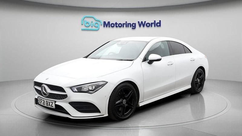 Used Mercedes CLA180 AMG line 136 HP (100 kW) 2021 White Sedan