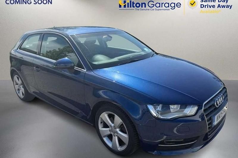 Used Audi A3 Sport 125 HP (91 kW) 2015 Blue Hatchback