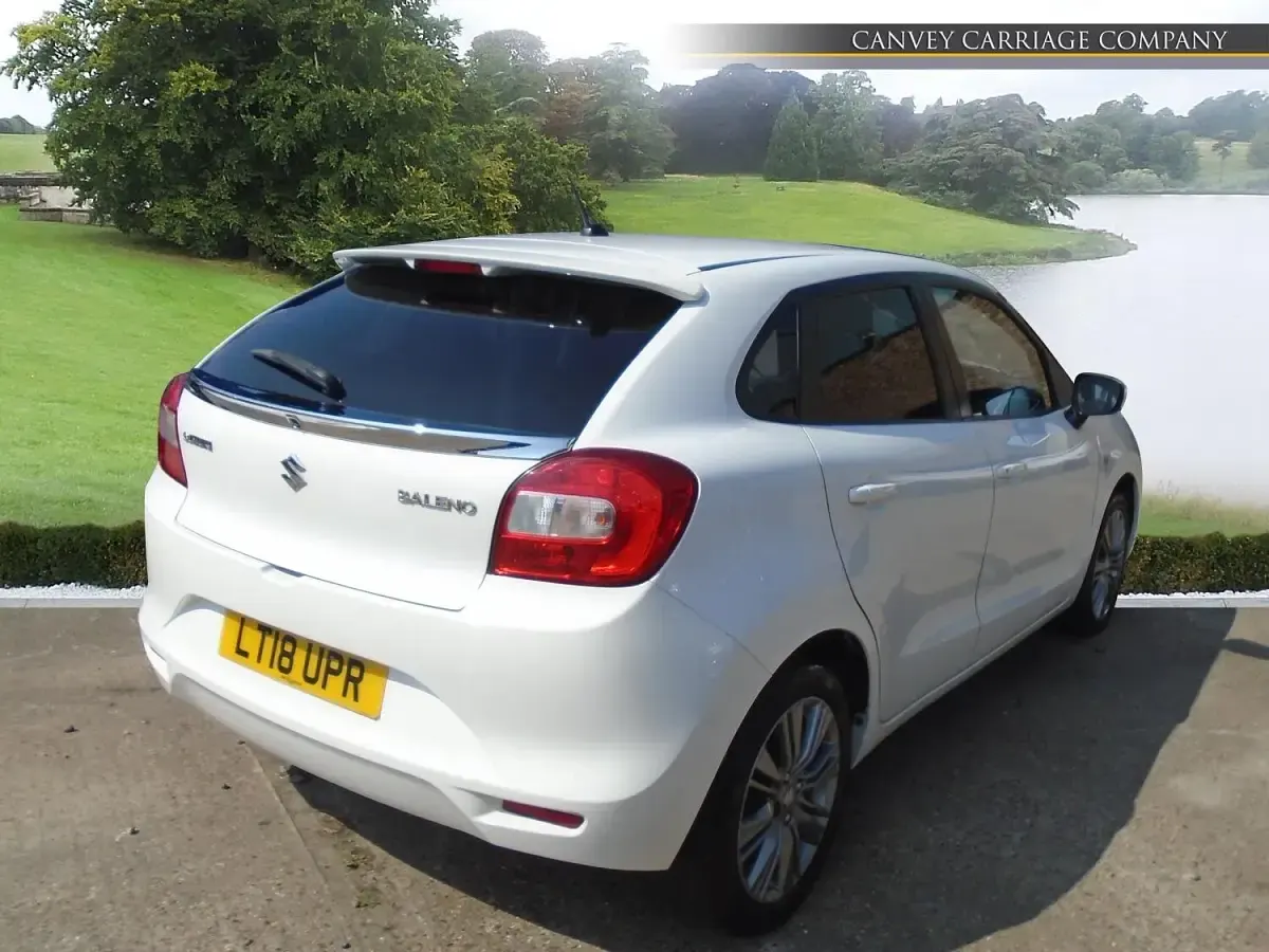 Used Suzuki Baleno SZ-T 111 HP (81 kW) 2018 White Hatchback