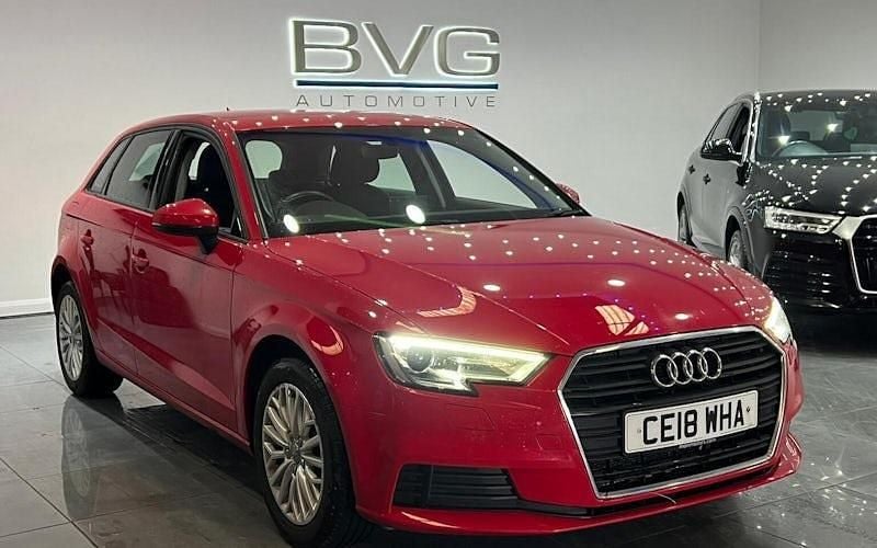 Red Used 2018 Audi A3 Sportback Design Hatchback | £12,444 (Good price) - Image 1/1