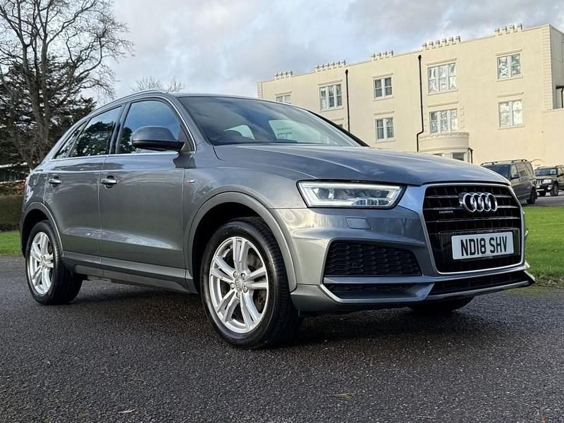 Używany Audi Q3 S-Line 150 KM (110 kW) 2018 Szary SUV