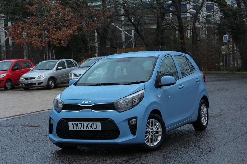 Used Kia Picanto 2022 Blue Hatchback