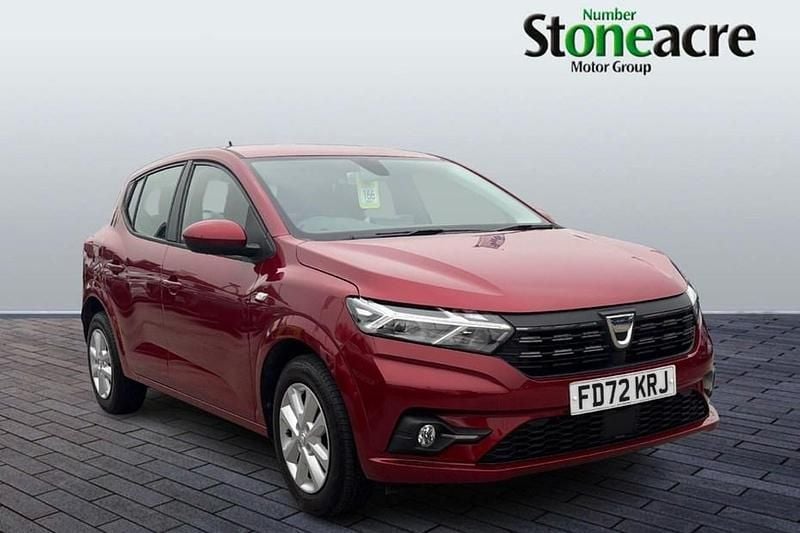 Red Used 2022 Dacia Sandero Comfort Hatchback | £9,995 (Super price) - Image 1/1