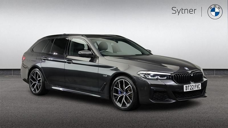 Grey Used 2022 BMW 530e M Sport Estate | £30,000 (A bit pricey) - Image 1/4