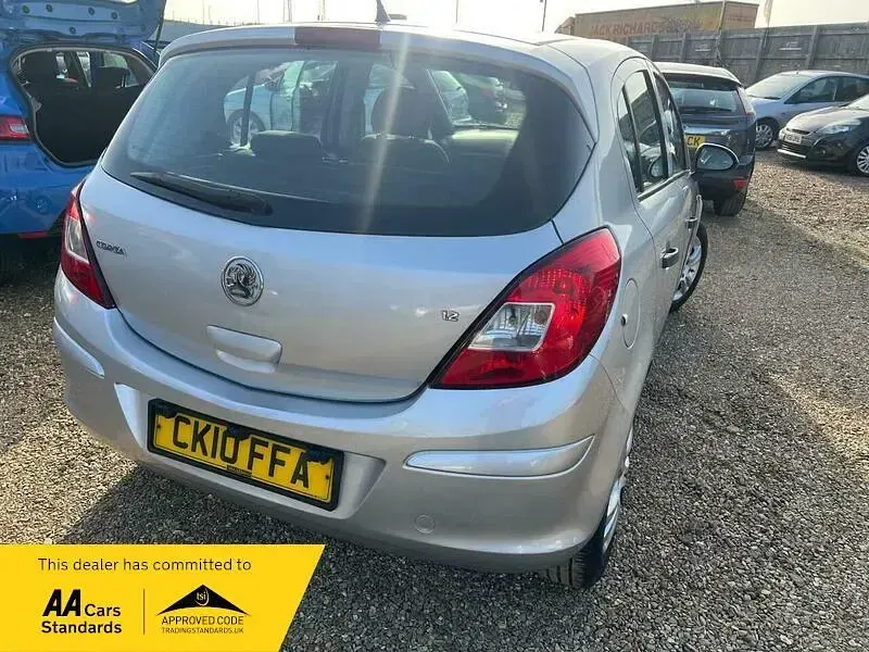 Used Vauxhall Corsa 80 HP (58 kW) 2010 Silver Hatchback