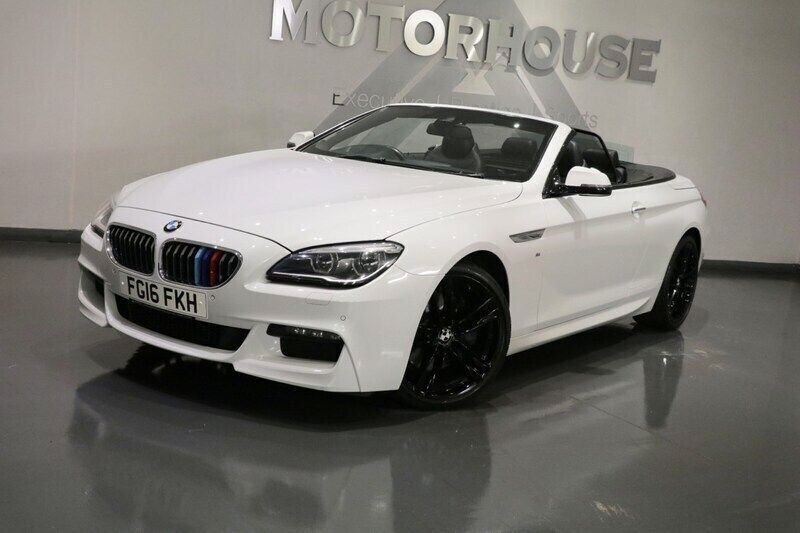 White Used 2016 BMW 640 Cabriolet M Sport Cabriolet | £19,995 (Fair price) - Image 1/4