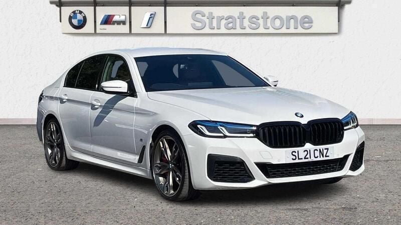 White Used 2021 BMW M550 Shadowline Sedan | £42,799 (Super price) - Image 1/3