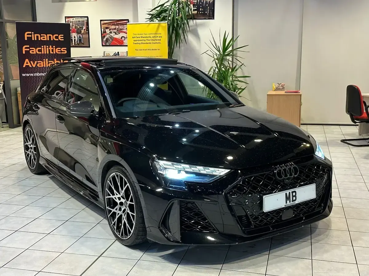 New Audi RS3 Advanced 400 HP (294 kW) 2025 Black Sedan