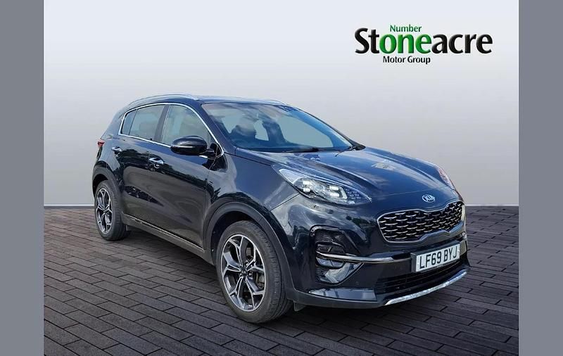 Black Used 2019 Kia Sportage GT-Line SUV | £15,490 (Fair price) - Image 1/4