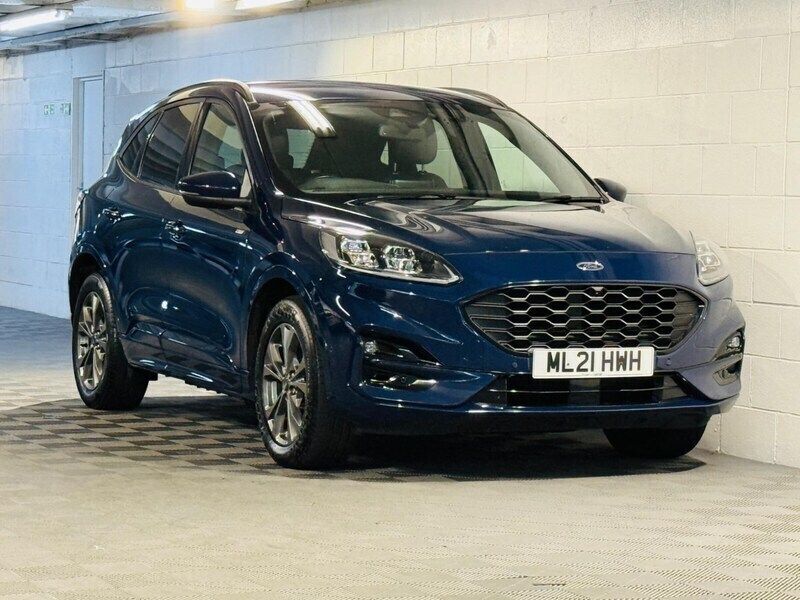 Blue Used 2021 Ford Kuga ST-Line SUV | £9,989 (Fair price) - Image 1/4