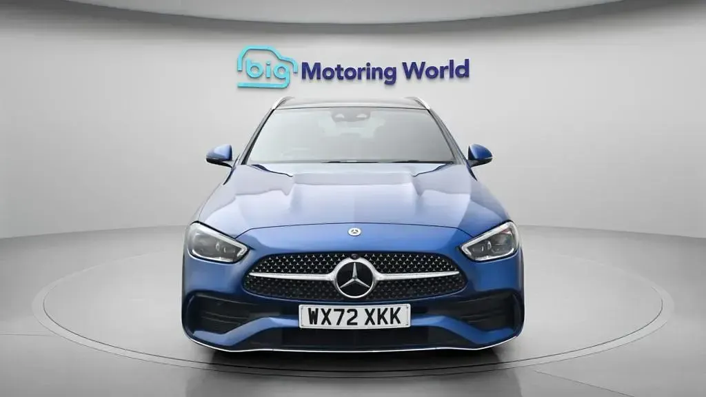 Used Mercedes C300e AMG Line Premium Plus 2022 Blue Estate