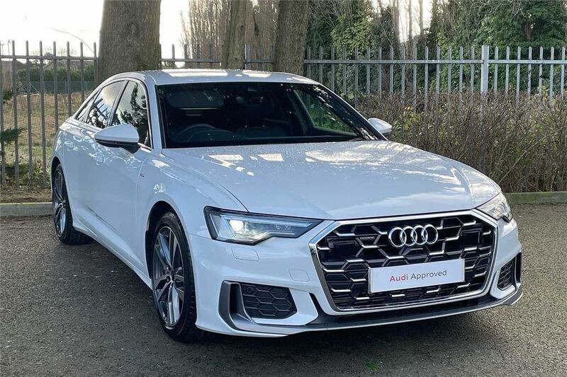 Glacier white Used 2025 Audi A6 S-Line Sedan | £41,990 - Image 1/4