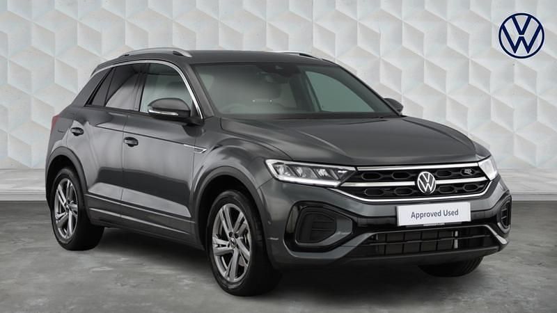 Grey Used 2025 VW T-Roc R-line SUV | £29,395 (A bit pricey) - Image 1/4