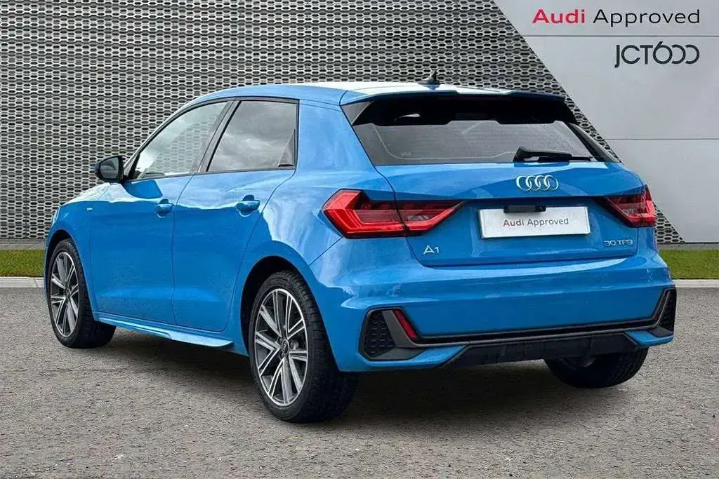Used Audi A1 S-Line 109 HP (80 kW) 2022 Blue Hatchback