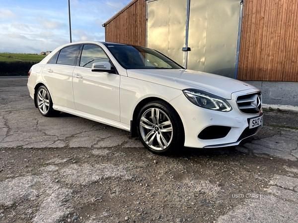 White Used 2014 Mercedes E350 AMG Sedan | £8,495 (A bit pricey) - Image 1/4