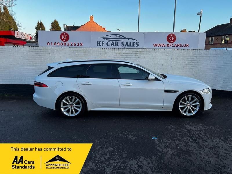 White Used 2018 Jaguar XF Sportbrake R-Sport Estate | £10,995 (Fair price) - Image 1/4