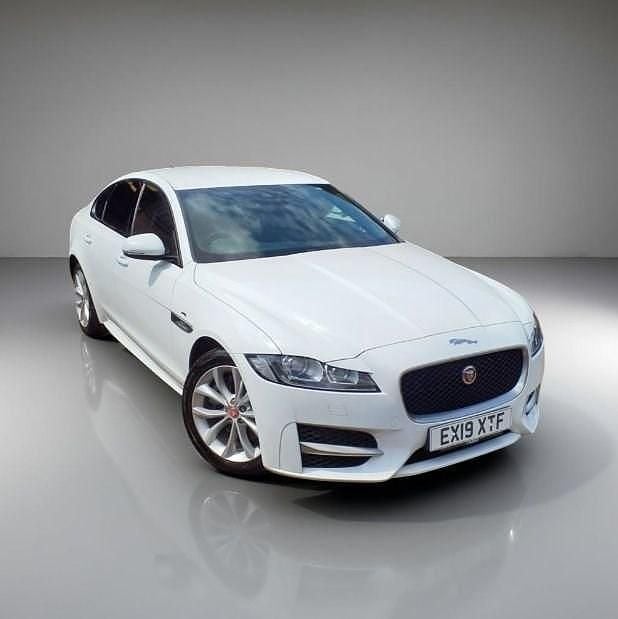 White Used 2019 Jaguar XF R-Sport Sedan | £16,480 (Fair price) - Image 1/4