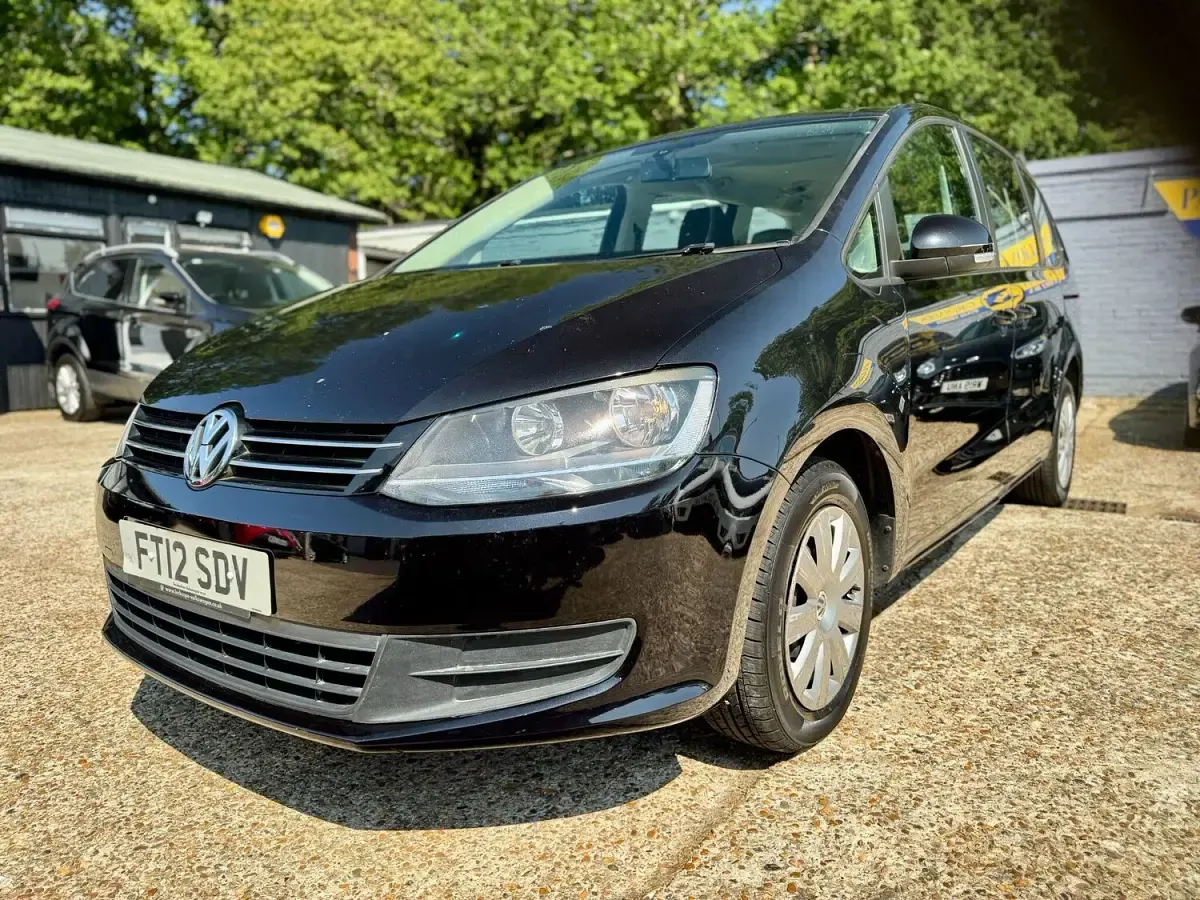 Used VW Sharan S 140 HP (102 kW) 2012 Black MPV