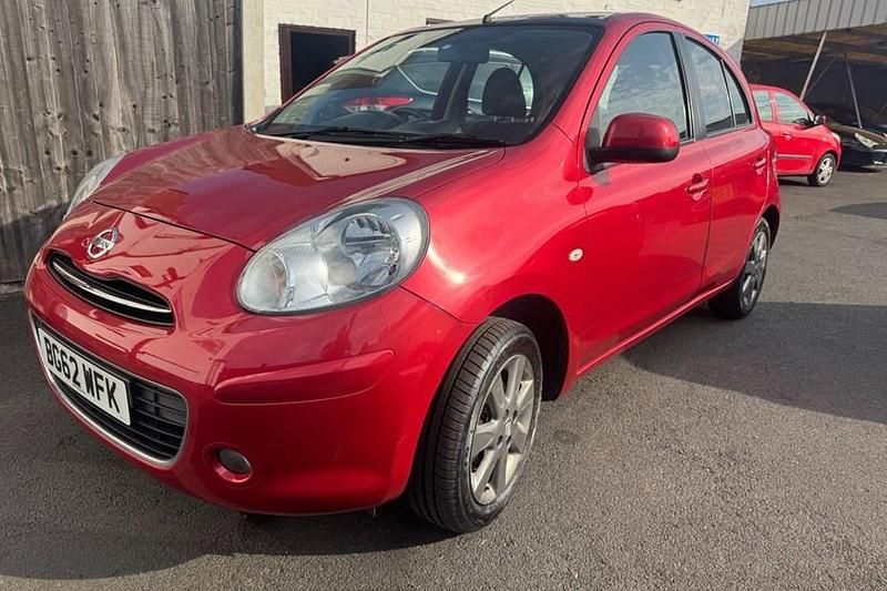Red Used 2012 Nissan Micra Hatchback | £4,150 (Fair price) - Image 1/1