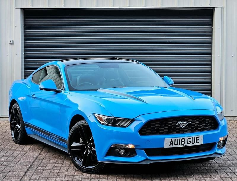 Blue Used 2018 Ford Mustang Coupe | £23,495 (Super price) - Image 1/4