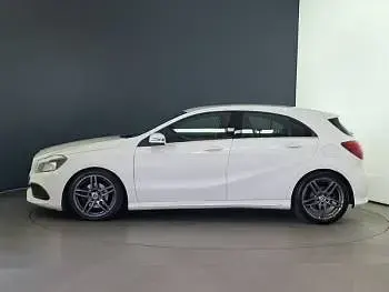 Used Mercedes A160 AMG line 102 HP (75 kW) 2018 White Hatchback