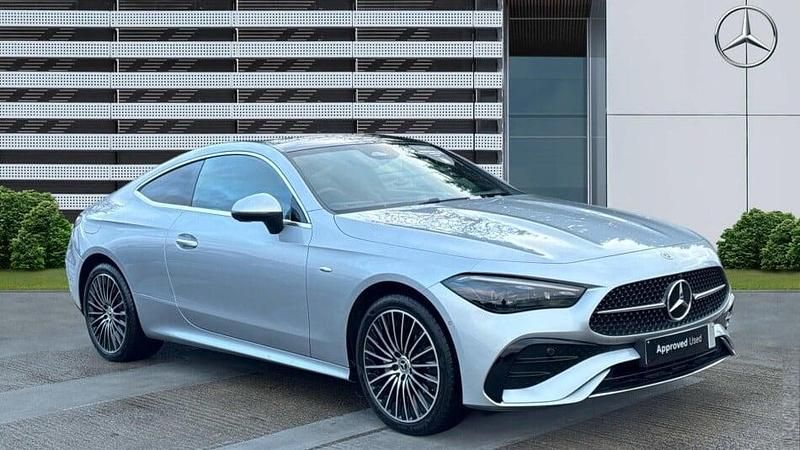 Used Mercedes CLE300 AMG Line Premium Plus 313 HP (230 kW) 2025 Silver Coupe