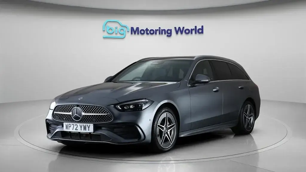 Used Mercedes C300e AMG line 2023 Grey Estate