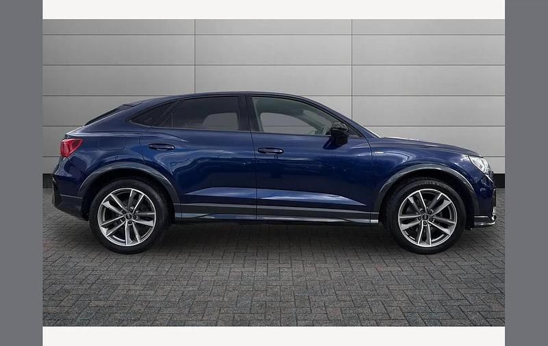 Used Audi Q3 Black Edition 150 HP (110 kW) 2023 Navarra blue SUV