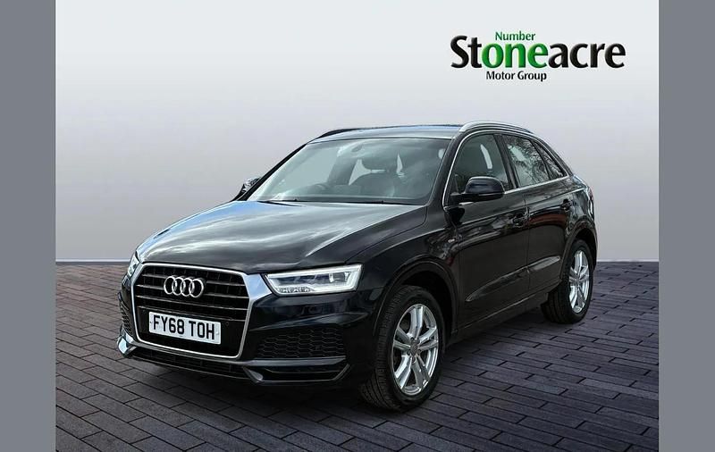 Used Audi Q3 S-Line 150 HP (110 kW) 2018 Black SUV