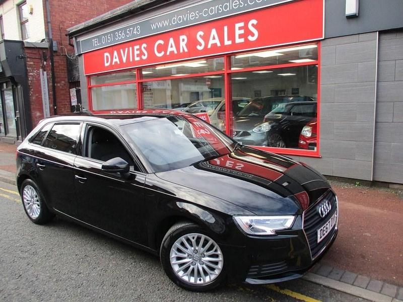 Black Used 2017 Audi A3 Sportback Design Hatchback | £8,490 (Good price) - Image 1/4