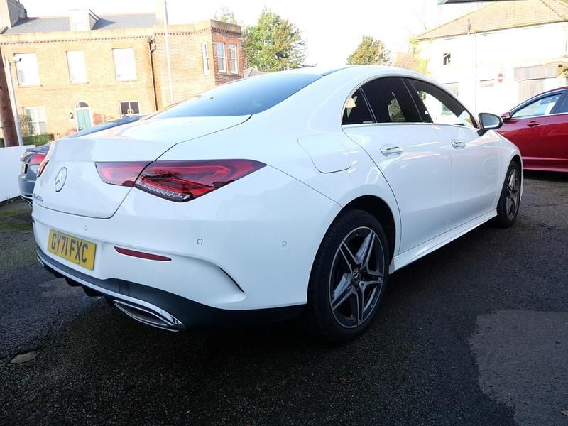Used Mercedes CLA250e AMG line 2021 Polar white Sedan
