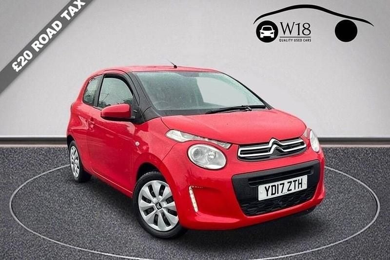 Used Citroën C1 Feel 68 HP (50 kW) 2017 Red Hatchback
