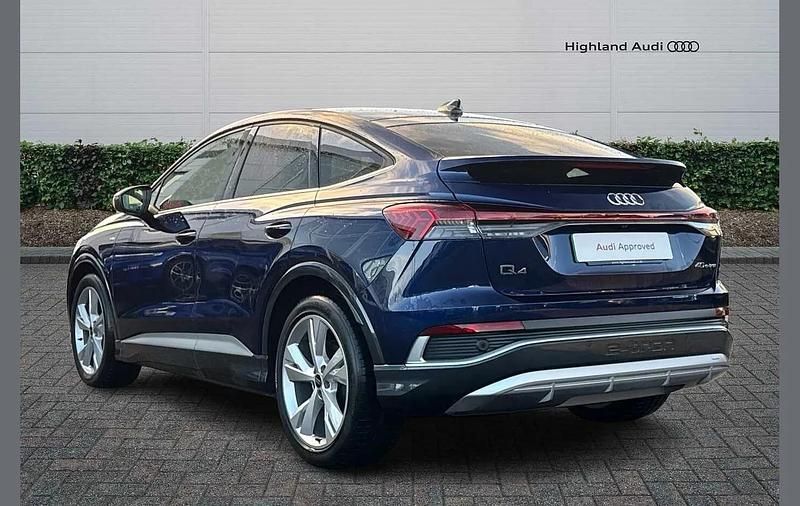 Used Audi Q4 Sportback e-tron S-Line 150 kW (204 HP) 2023 Blue SUV