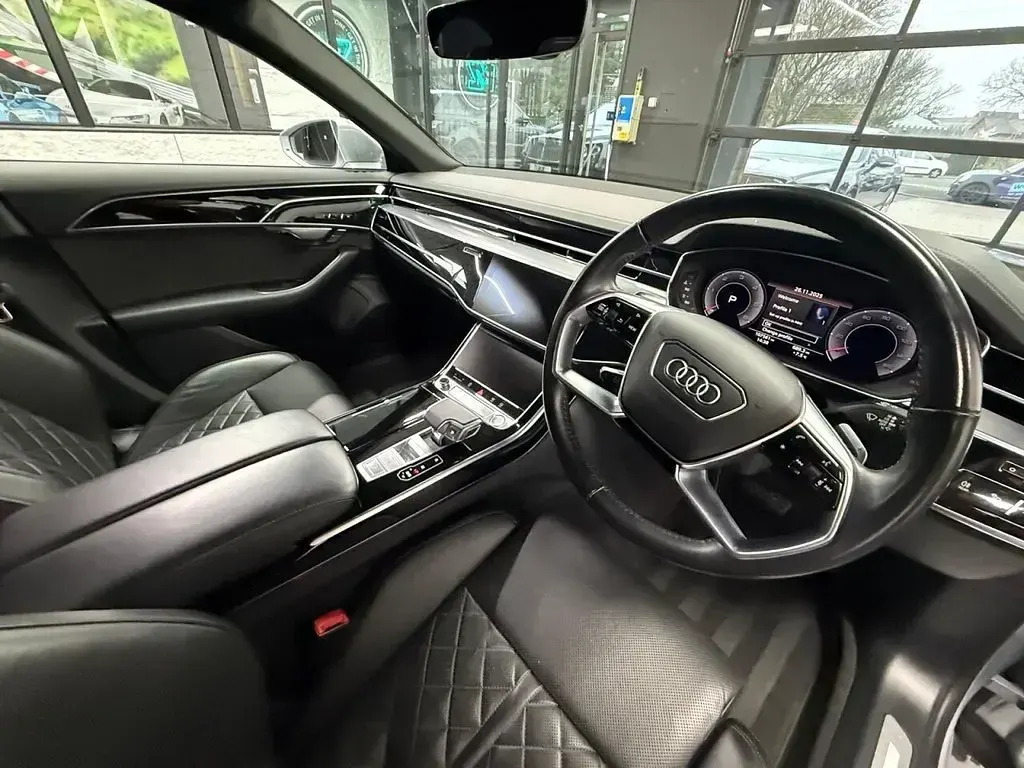 Used Audi A8 Black Edition 286 HP (210 kW) 2021 Silver Sedan